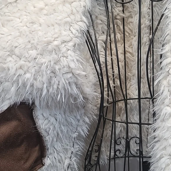 Me Jane Suede Faux Fur Coat - Picture 6 of 7